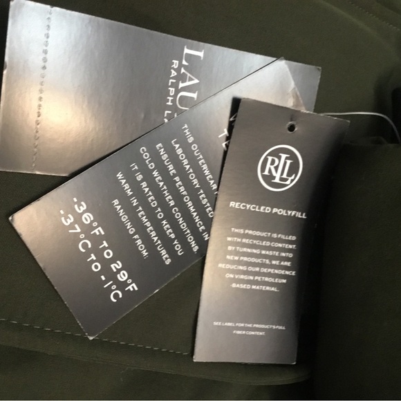 Ralph Lauren Dark Green Puffer Coat - Picture 15 of 16